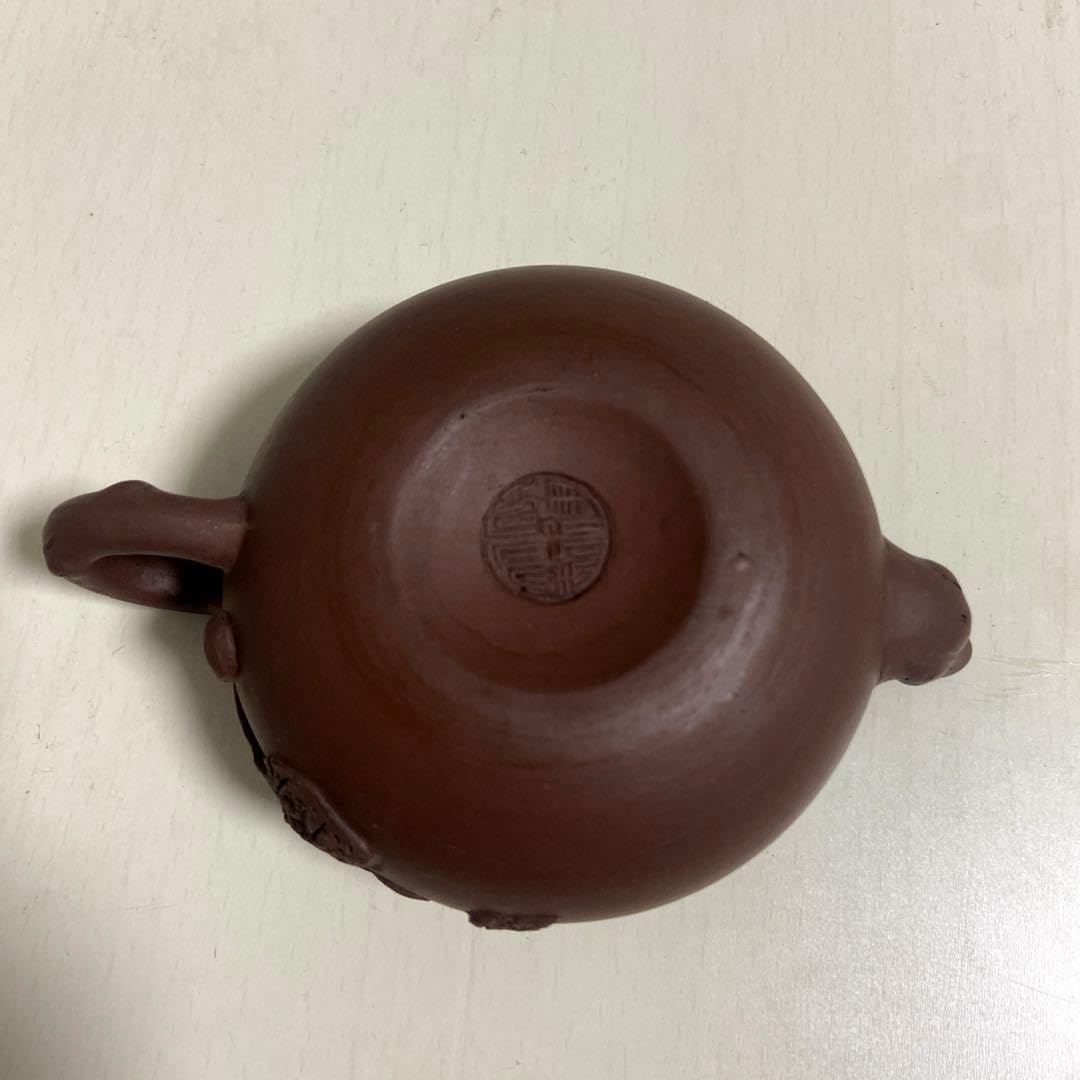中国美術 紫泥 紫砂 切株 茶道具 急須 古美術 Amazon.co.jp: 紫砂在朱泥急須紫砂 中国美術 紫泥茶壺 煎茶道具 骨董
